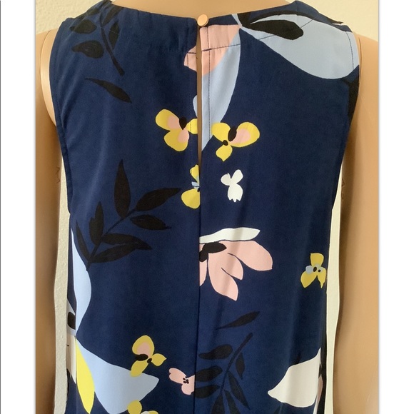 A New Day  Casual dress women’s, Sz  XS, Navy Floral, pockets - Picture 10 of 12